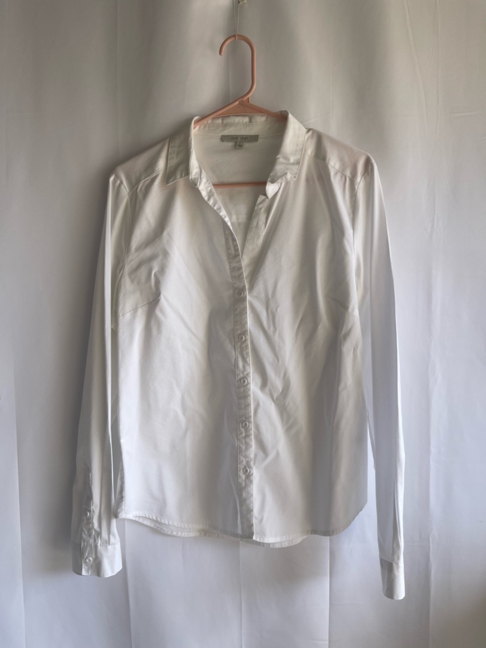 Love Tree White Collared Shirt